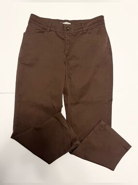Lee Brown Straight-Leg Pants